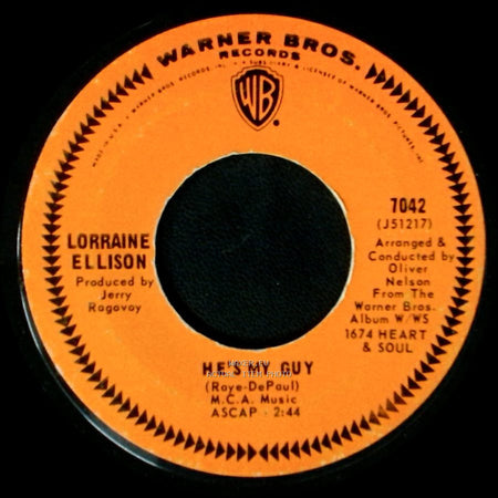 Lorraine Ellison - He's My Guy / No Matter How It All Turns Out side A