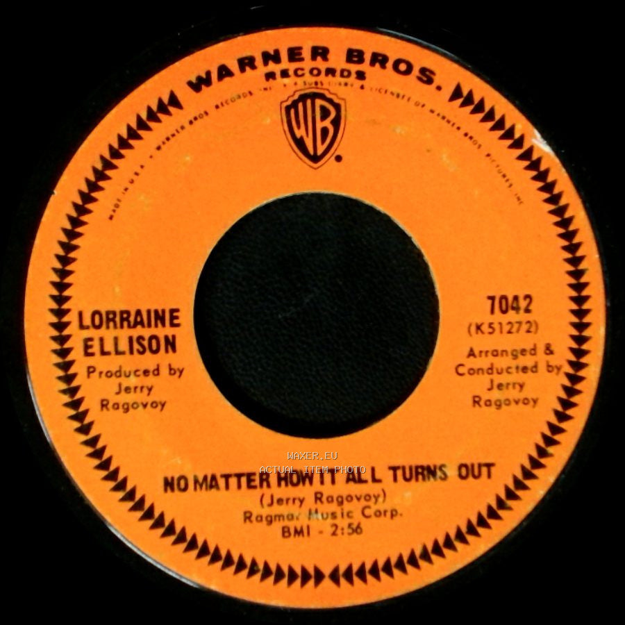 Lorraine Ellison - He's My Guy / No Matter How It All Turns Out side B