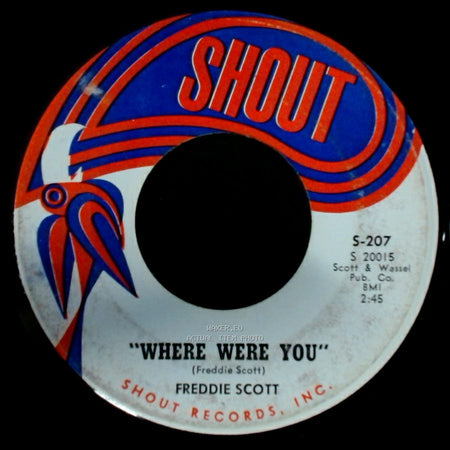 Freddie Scott - Are You Lonely For Me / Where Were You side B