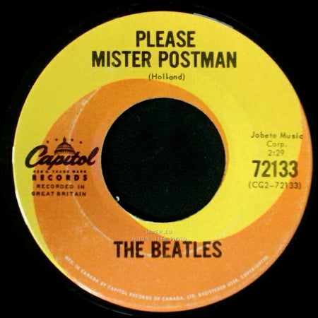The Beatles - Roll Over Beethoven / Please Mister Postman side B
