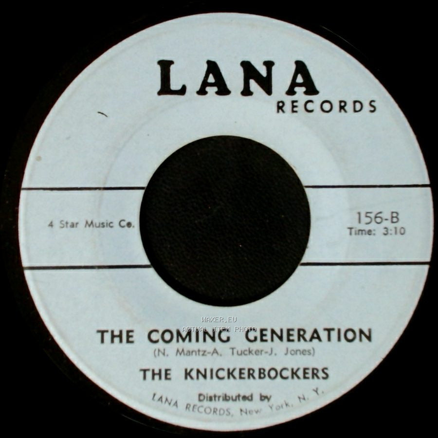 The Knickerbockers - Lies / The Coming Generation side B