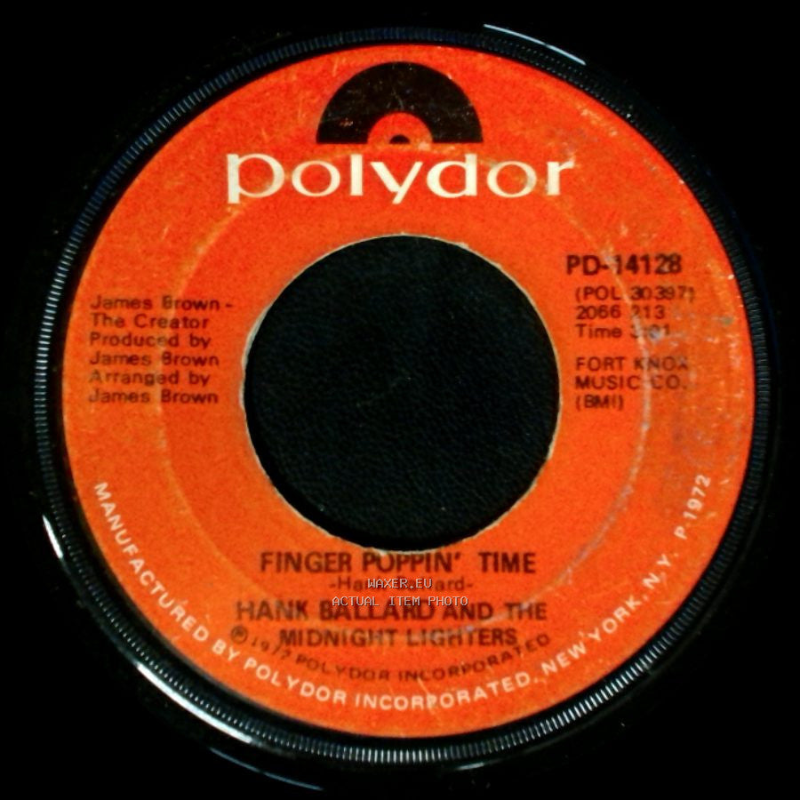 Hank Ballard And The Midnight Lighters - Finger Poppin' Time / From The Love Side side A