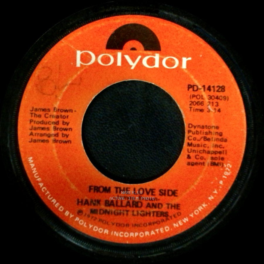 Hank Ballard And The Midnight Lighters - Finger Poppin' Time / From The Love Side side B