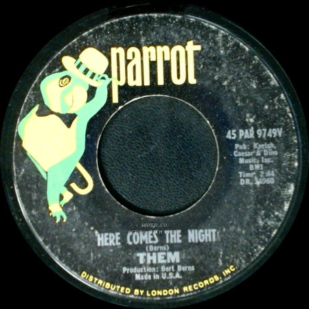 Them - Here Comes The Night / All For Myself side A