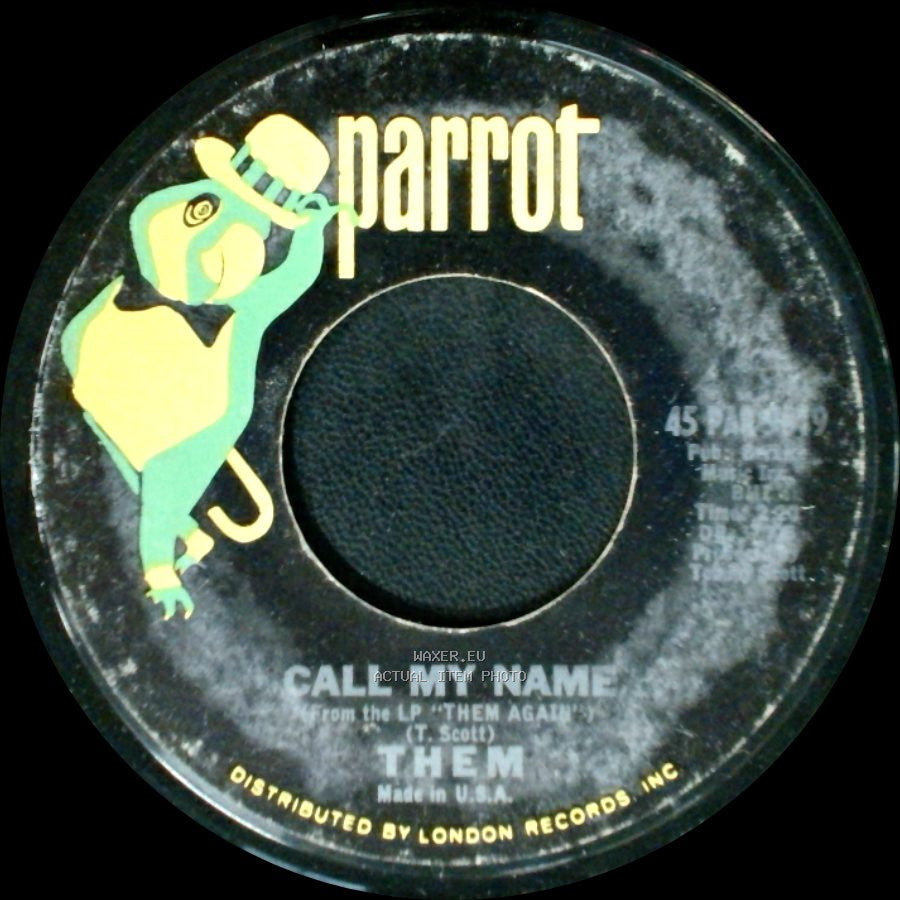 Them - Call My Name / Bring 'em On In side A