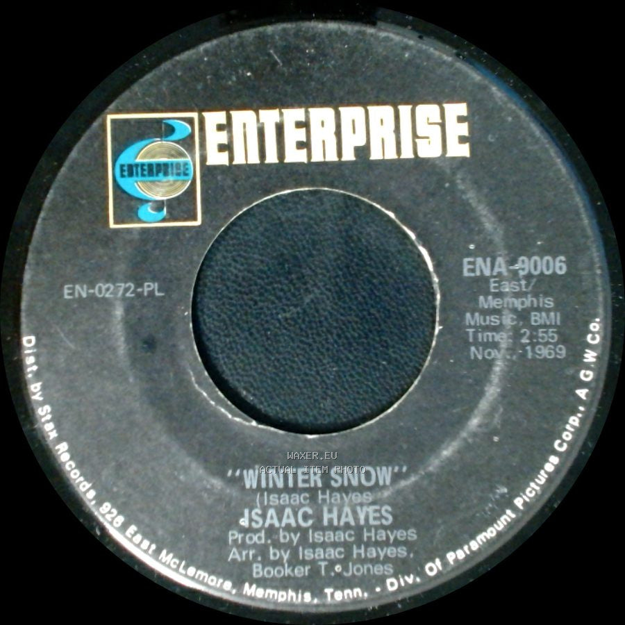 Isaac Hayes - Winter Snow / The Mistletoe And Me side A