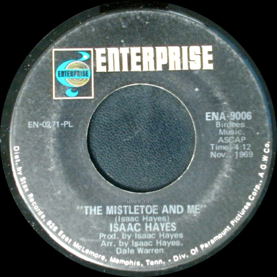 Isaac Hayes - Winter Snow / The Mistletoe And Me side B