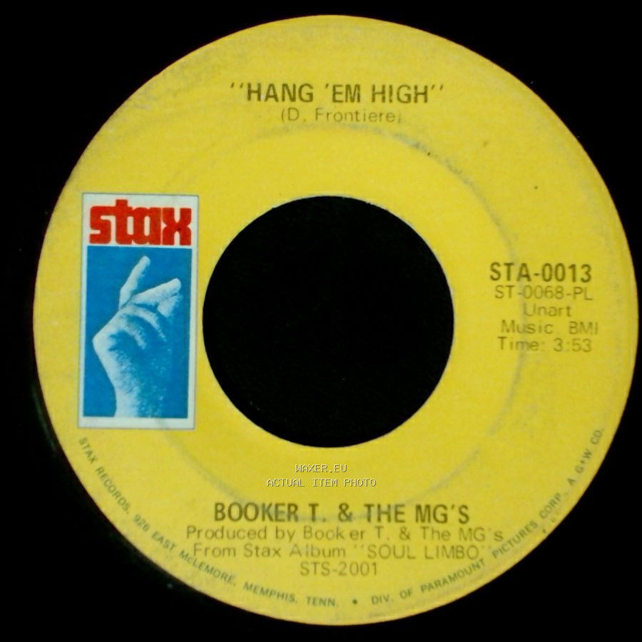 Booker T. & The Mg's - Hang 'em High / "Over Easy" side A