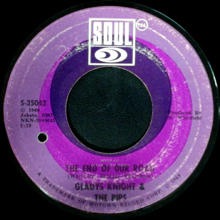 Gladys Knight & The Pips - Don't Let Her Take Your Love From Me / The End Of Our Road side B
