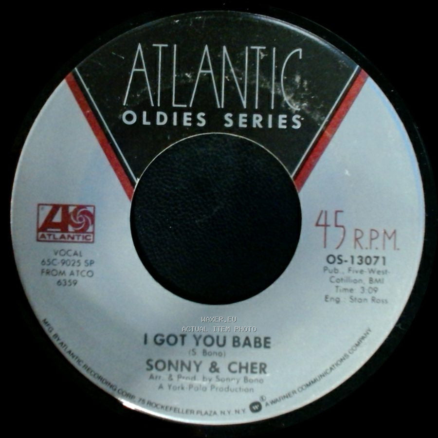 Sonny & Cher - Just You / I Got You Babe side B