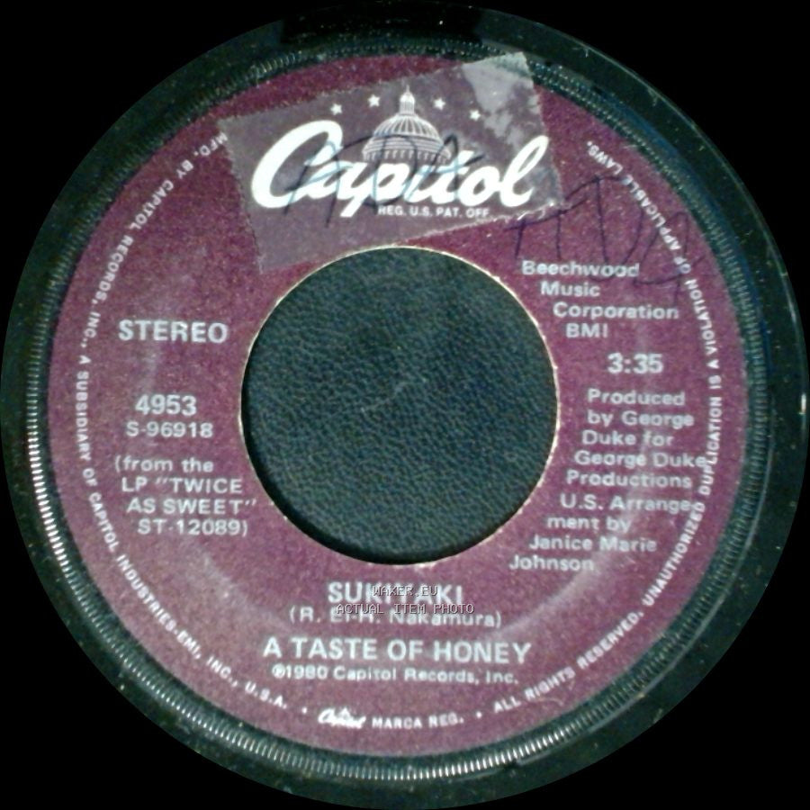 A Taste Of Honey - Sukiyaki / Don't You Lead Me On side A