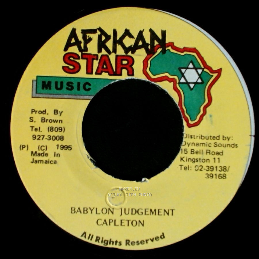 Capleton - Babylon Judgement / Version side A