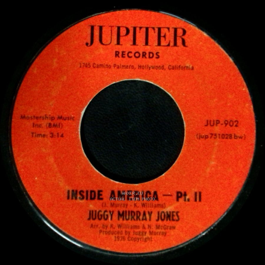 Juggy Murray Jones - Inside America - Pt. Ii / Inside America - Pt. 1 side A