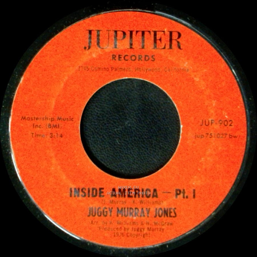 Juggy Murray Jones - Inside America - Pt. Ii / Inside America - Pt. 1 side B