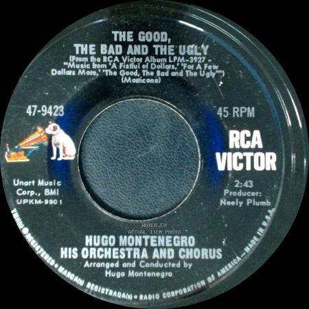 Hugo Montenegro His Orchestra And Chorus - March With Hope / The Good, The Bad And The Ugly side B