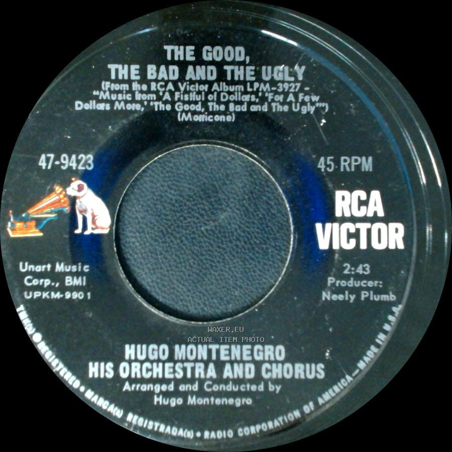 Hugo Montenegro His Orchestra And Chorus - March With Hope / The Good, The Bad And The Ugly side B