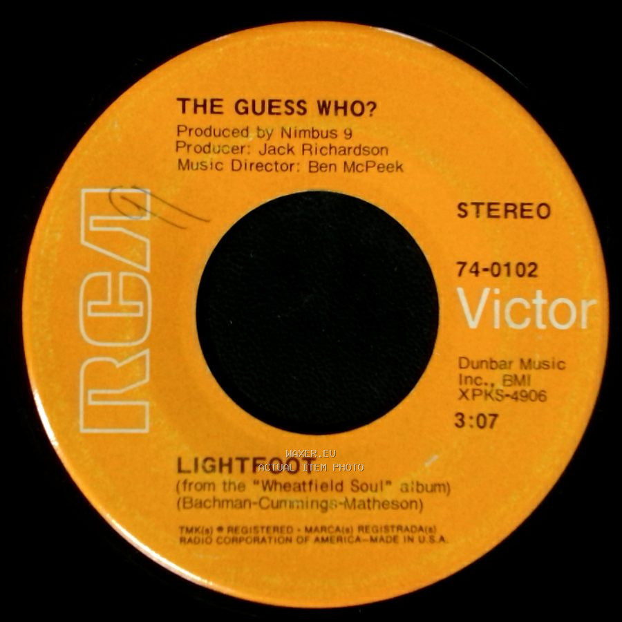 The Guess Who? - Lightfoot / These Eyes side A