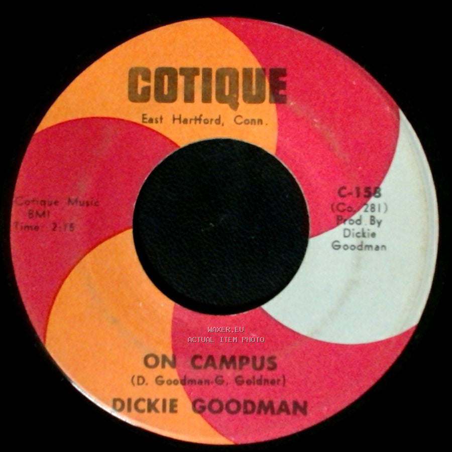 Dickie Goodman / Joey Pastrana - On Campus / My Victrola side A