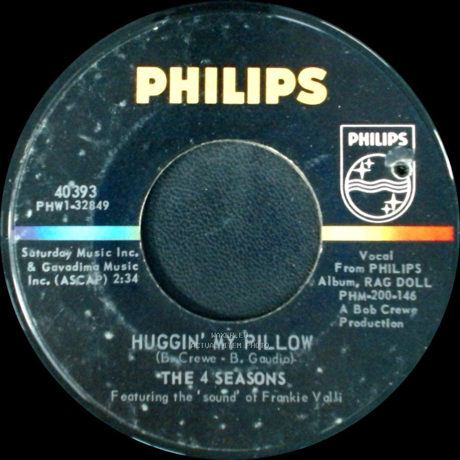 The 4 Seasons - I've Got You Under My Skin / Huggin' My Pillow side B