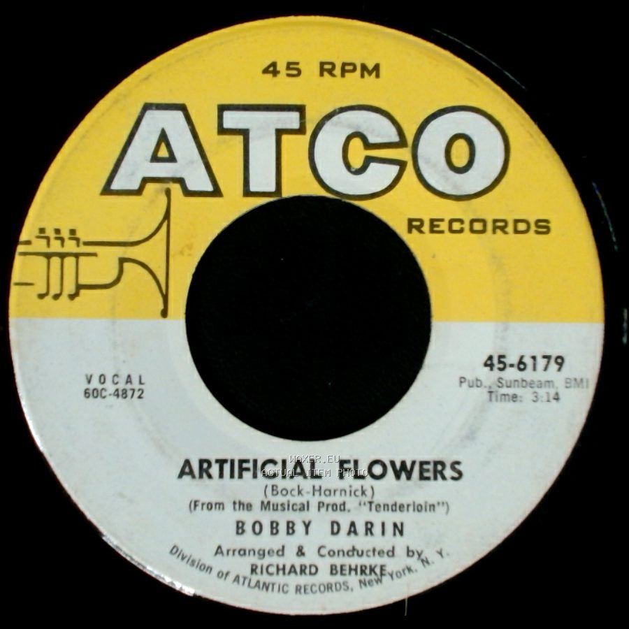 Bobby Darin - Artificial Flowers / Somebody To Love side A