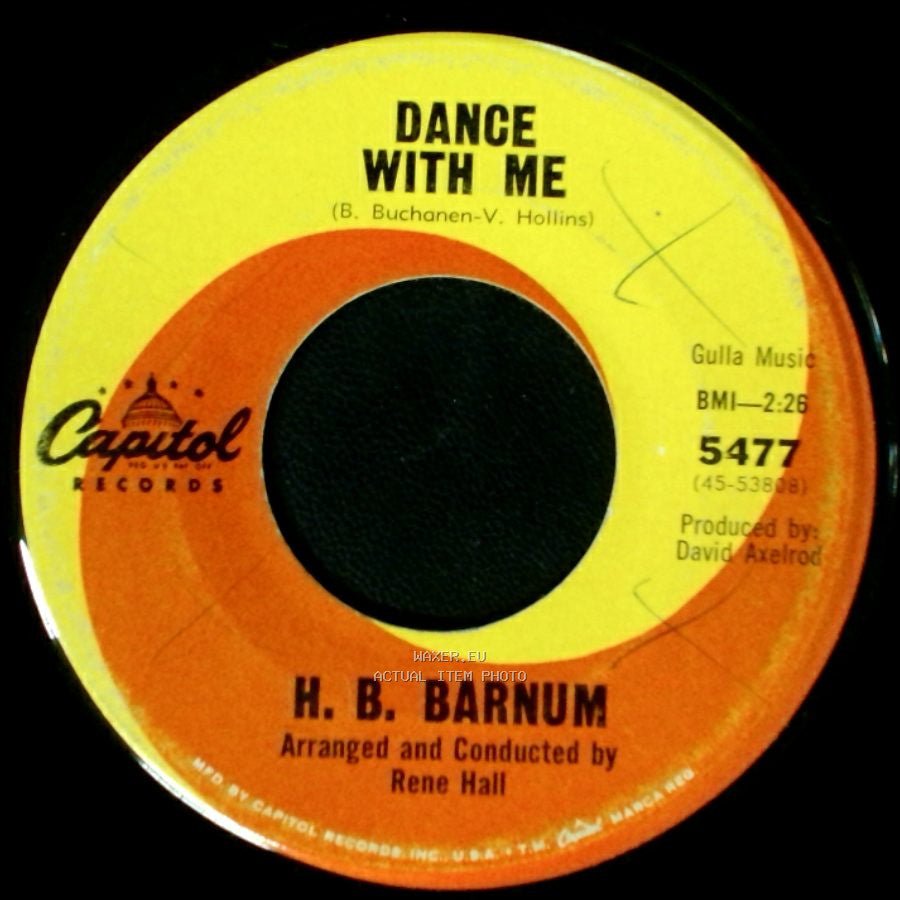 H. B. Barnum - Dance With Me / I Can't Help It (If I'm Still In Love With You) side A