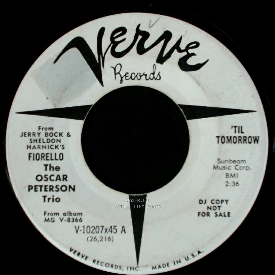 The Oscar Peterson Trio - 'til Tomorrow / Gentleman Jimmy side A