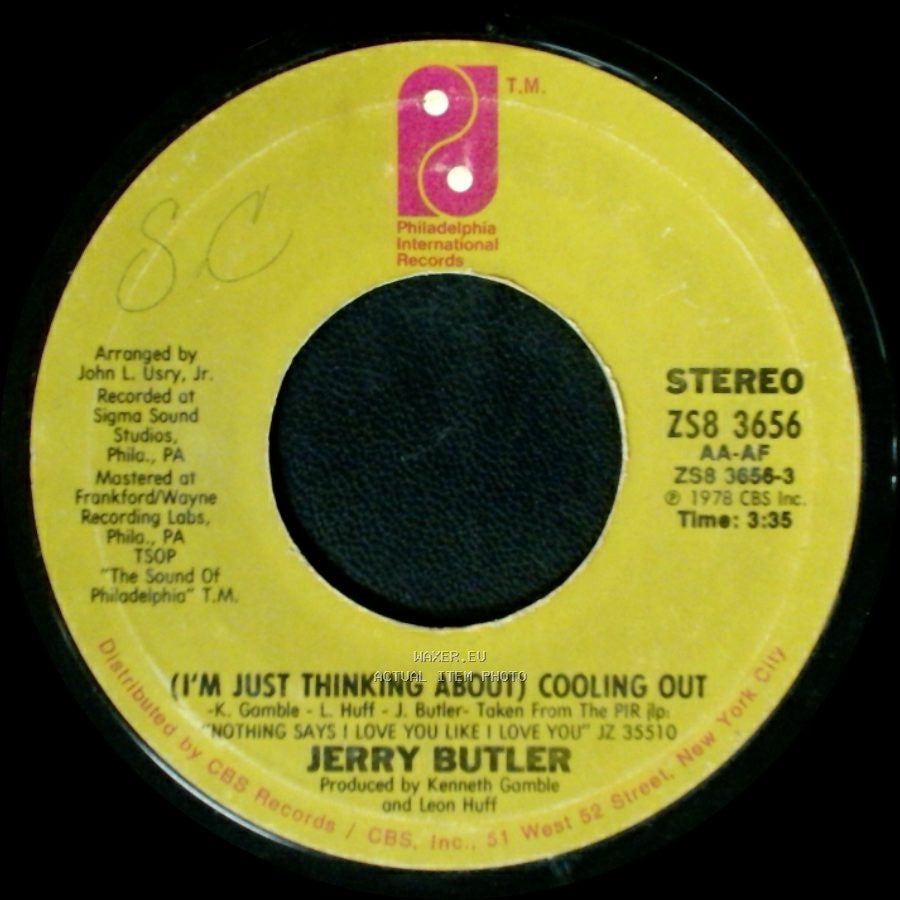 Jerry Butler - (I'm Just Thinking About) Cooling Out / Are You Lonely Tonight side A