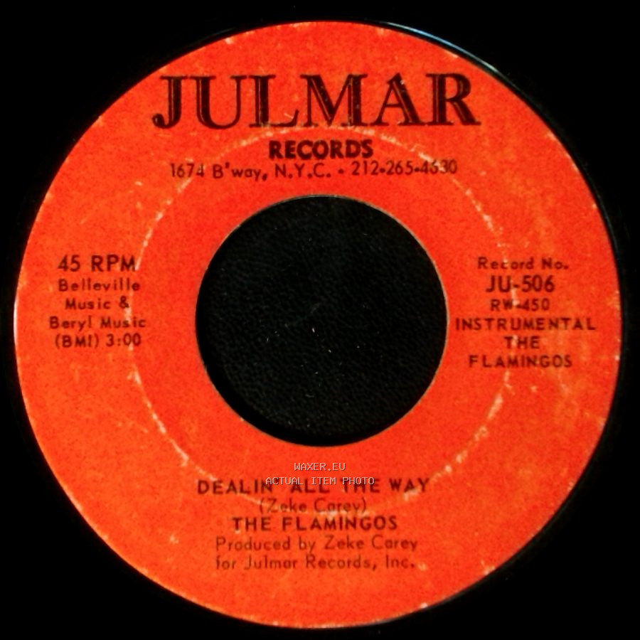 The Flamingos - Dealin' All The Way / Dealin' (Groovin' With The Feelin') side A
