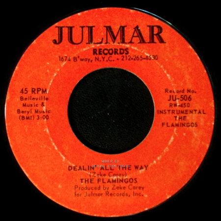 The Flamingos - Dealin' All The Way / Dealin' (Groovin' With The Feelin') side A