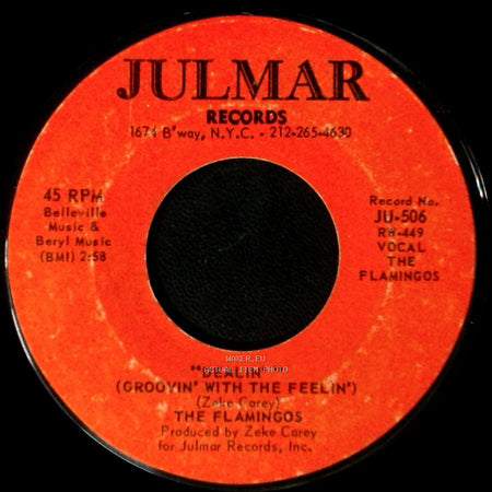 The Flamingos - Dealin' All The Way / Dealin' (Groovin' With The Feelin') side B