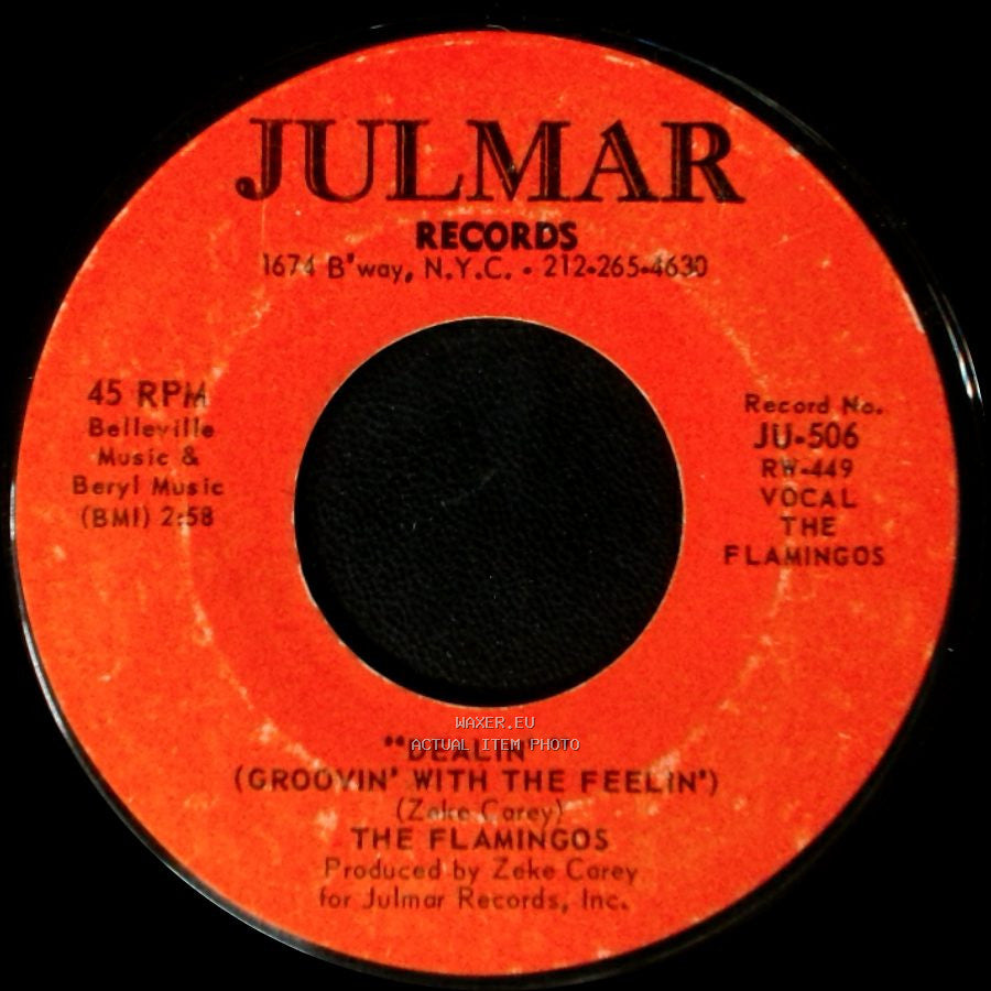 The Flamingos - Dealin' All The Way / Dealin' (Groovin' With The Feelin') side B