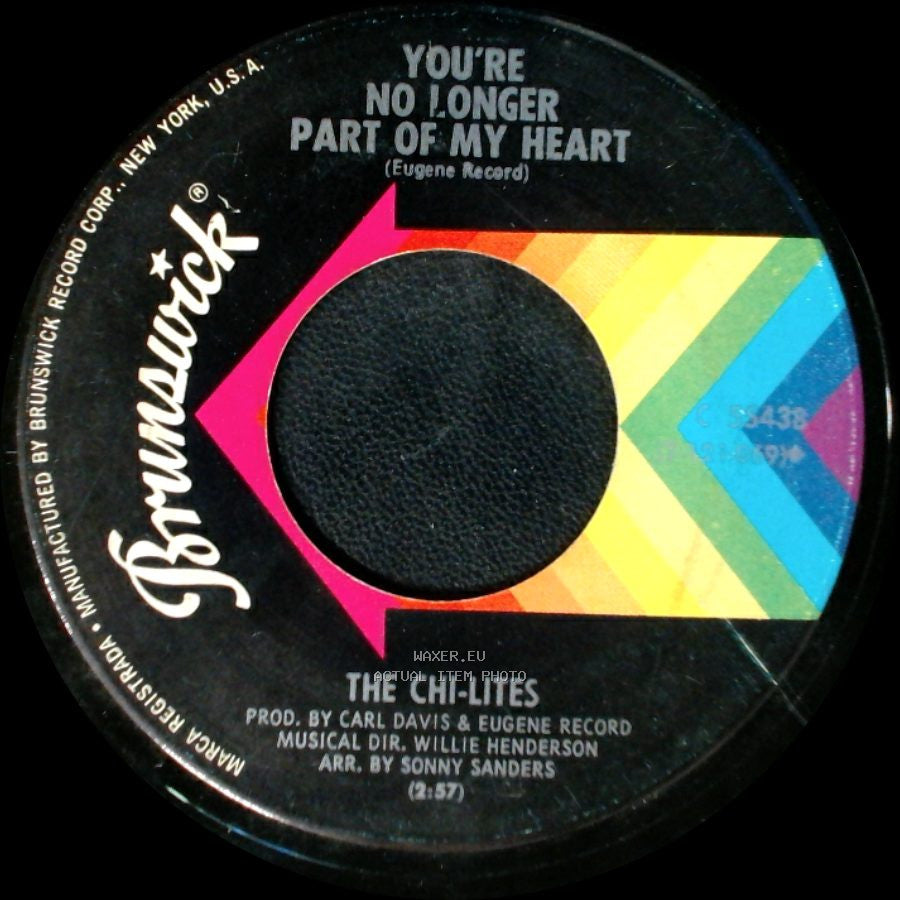 The Chi-Lites - You're No Longer Part Of My Heart / (Do You Like Mine) side A