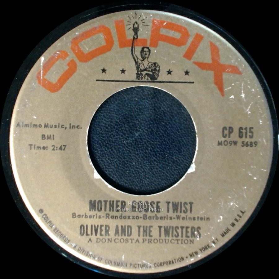 Oliver And The Twisters - Locomotion Twist / Mother Goose Twist side B