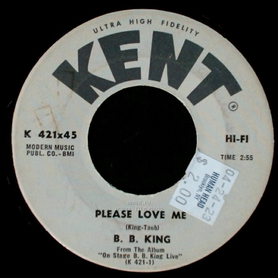 B. B. King - Baby Look At You / Please Love Me side B
