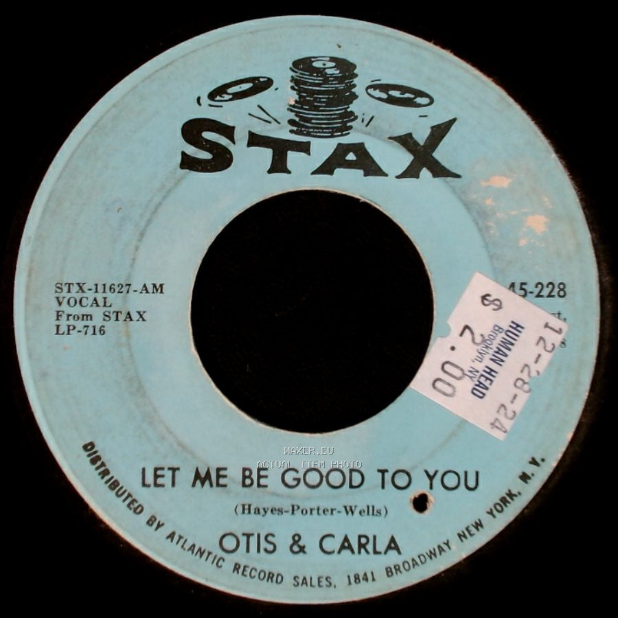 Otis & Carla - Let Me Be Good To You / Knock On Wood side A