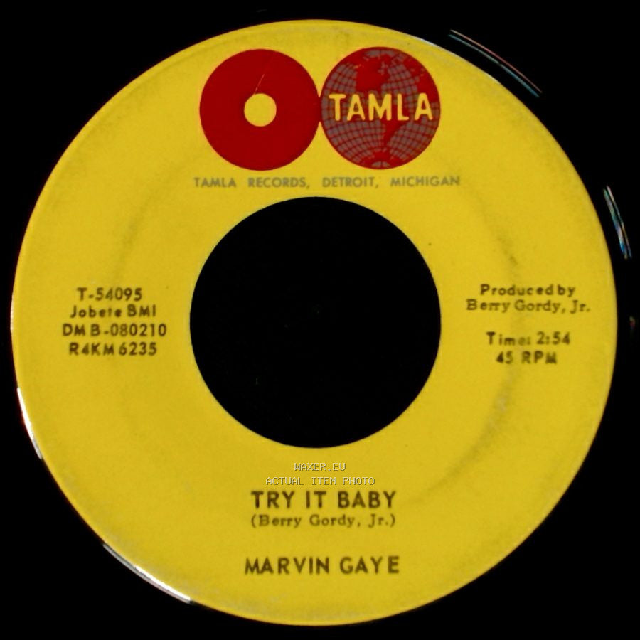 Marvin Gaye - Try It Baby / If My Heart Could Sing side A