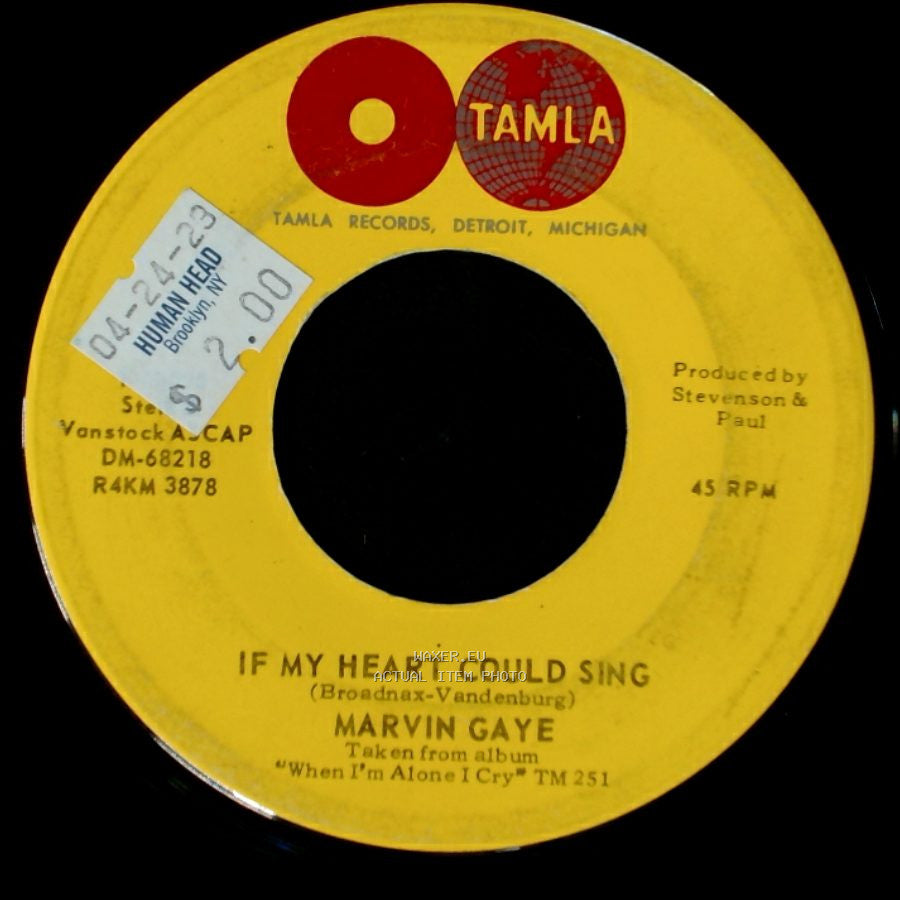Marvin Gaye - Try It Baby / If My Heart Could Sing side B