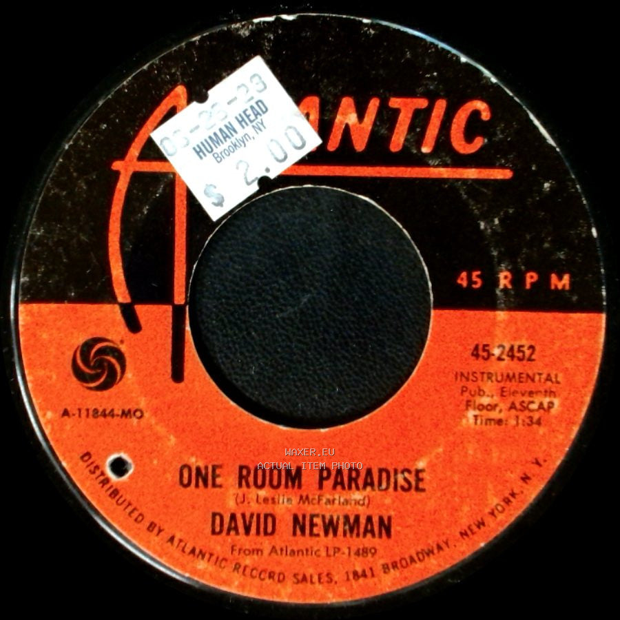 David Newman - Miss Minnie / One Room Paradise side B
