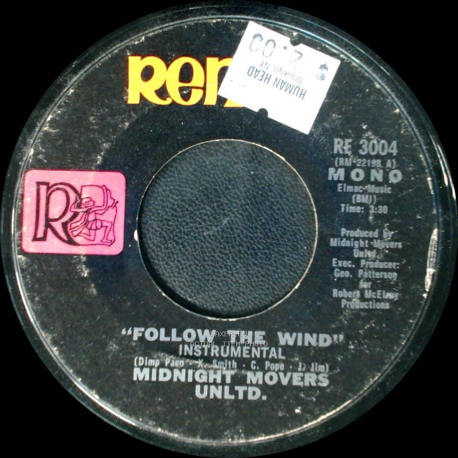 Midnight Movers Unltd. - Follow The Wind / Follow The Wind side B