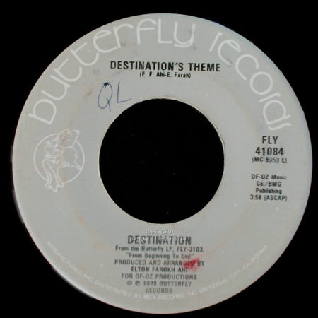 Destination - Move On Up / Up Up Up / Destination's Theme side B
