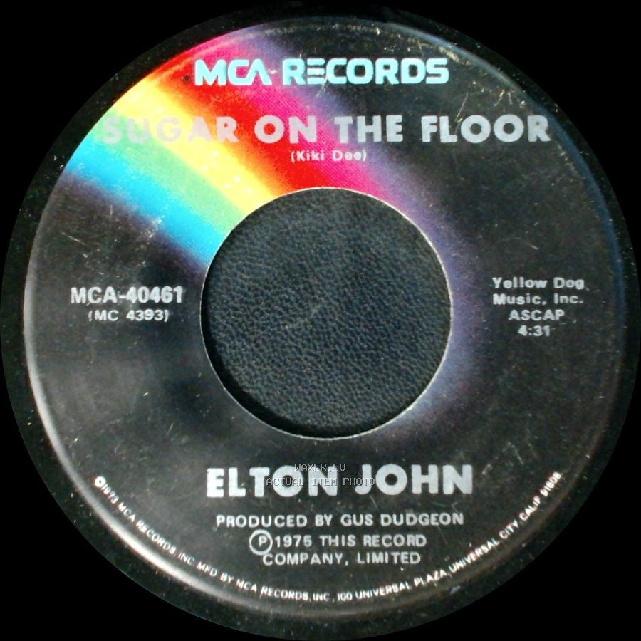 Elton John - Sugar On The Floor / Island Girl side A