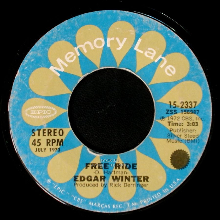 Edgar Winter - Free Ride / Frankenstein side A