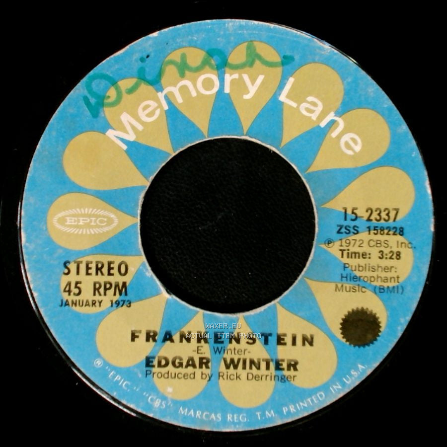 Edgar Winter - Free Ride / Frankenstein side B