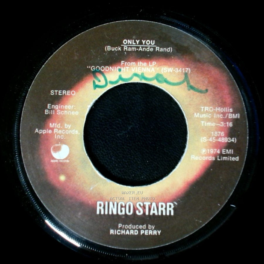 Ringo Starr - Only You / Call Me side A