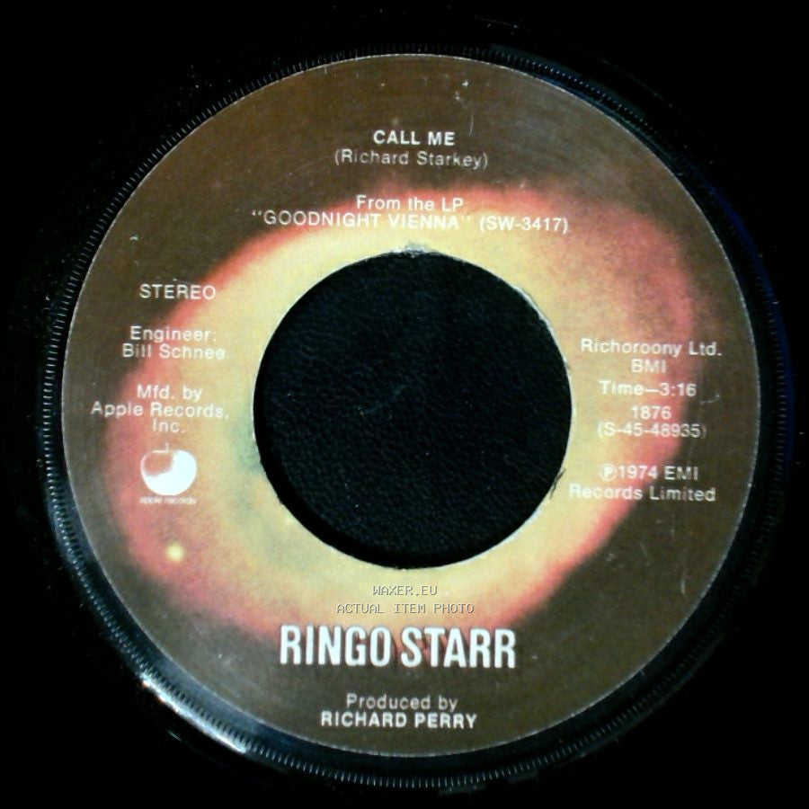 Ringo Starr - Only You / Call Me side B