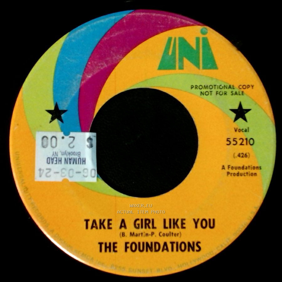 The Foundations - I'm Gonna Be A Rich Man / Take A Girl Like You side B