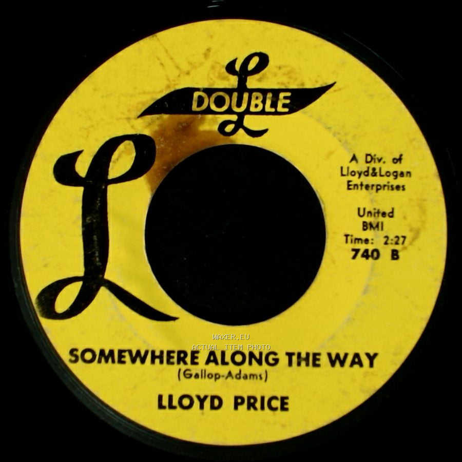 Lloyd Price - Send Me Some Loving / Somewhere Along The Way side B