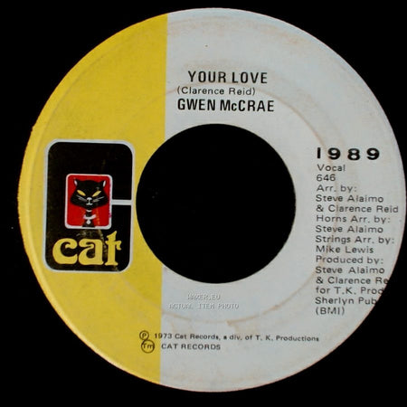 Gwen Mccrae - Your Love (Clarence Reid) / For Your Love side A