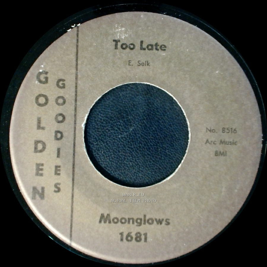 Moonglows - Here I Am / Too Late side B