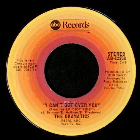 The Dramatics - I Can't Get Over You / Sundown Is Coming (Hold Back The Night) side A